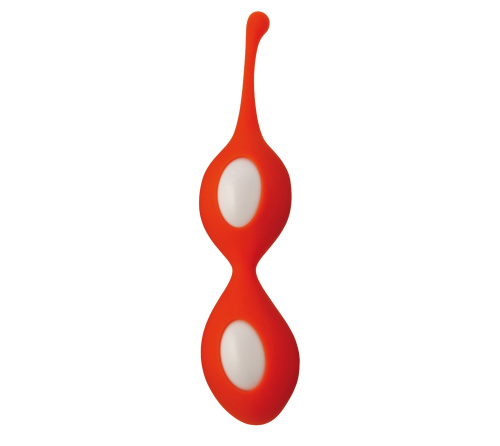 StRubber Minds Of Love TrainBalls Beeze Duo - Силіконові вагінальні кульки, 16.5х3.7 см (червоний) - купити в Україні | Секс шоп SEX-SHOP.ua