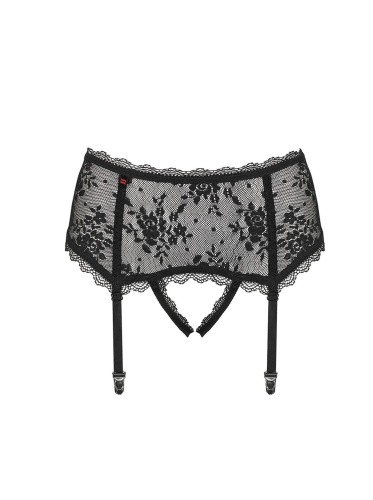 Obsessive Behindy - трусики-пояс с интимным вырезом, L/XL (чёрный)