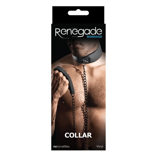NS Novelties Renegade Bondage Collar - ошейник с поводком - sex-shop.ua