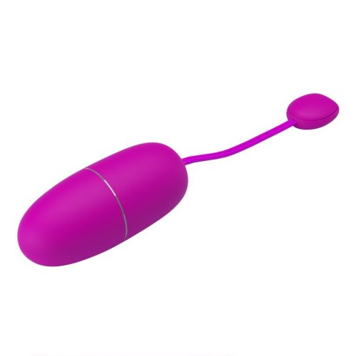 Pretty Love Nymph bullet vibration Mobile APP remote control Purple - Віброяйце з керуванням зі смартфона, 6,9 х3,0 см (фіолетовий) - купити в Україні | Секс шоп SEX-SHOP.ua