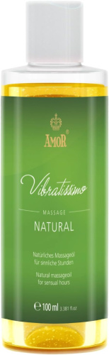 Amor Vibratissimo Natural - Масажне масло, 100 мл