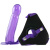 Climax Strap-on Ice Dong & Harness set - Страпон, 17.8х4 см (фиолетовый) - sex-shop.ua