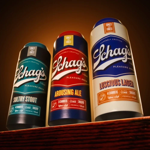 Schag’s by Blush Luscious Lager - самосмазывающийся мастурбатор в банке, 19,7 см