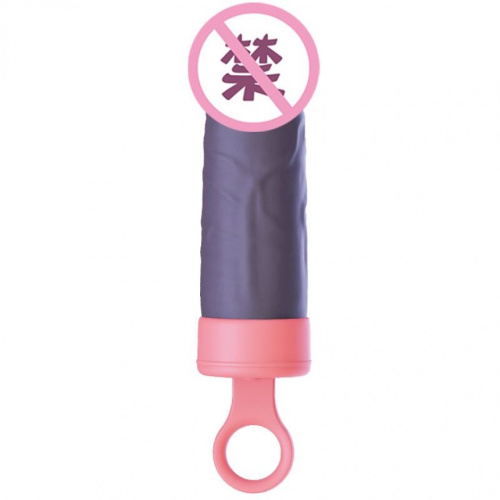 CuteVibe Teddy Pink (Black Dildo) - Реалистичный вибратор под видом мороженого - sex-shop.ua