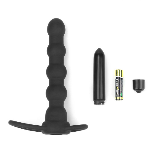 LoveToy Vibrating Rock Balled Double Prober - Насадка для подвійного проникнення, 16х3 см - купити в Україні | Секс шоп SEX-SHOP.ua