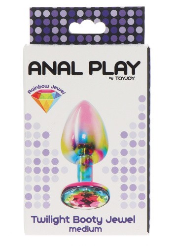 Toy Joy - Twilight Booty Jewel Medium - Анальная пробка, 8х3,4 см (M) - sex-shop.ua