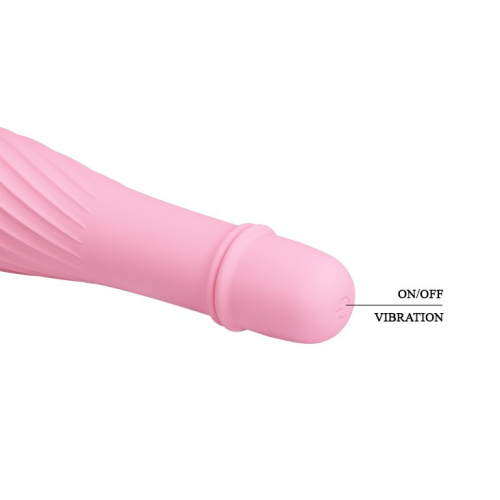 Pretty Love Solomon Vibrator Light Pink - Вибратор, 12,3 см (розовый)