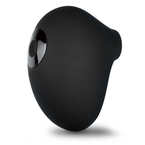 LoveToy O-Sensual Oral Ama Black - Вакуумный вибратор для клитора, 8.8х5.5 см
