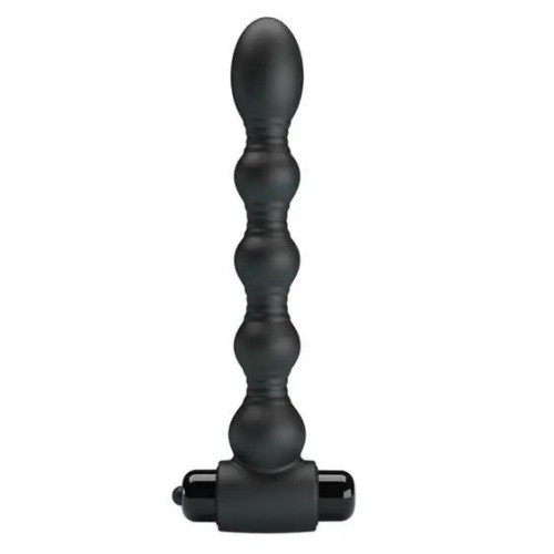LyBaile Pretty Love Lynn Anal Stimulator - Анальная пробка с вибрацией, 8.2х2.6 см (чёрная)