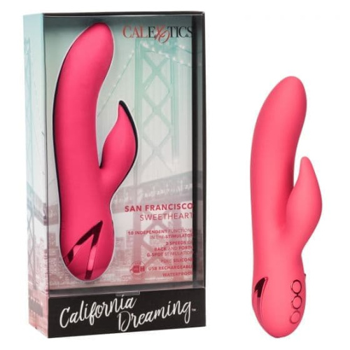 CalExotics California Dreaming San Francisco Sweetheart - вибратор кролик, 13х3.3 см