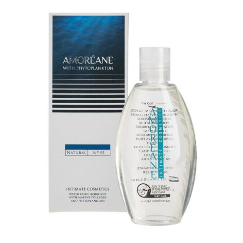 Amoreane Natural - лубрикант на водной основе с экстрактом фитопланктона, 100 мл. - sex-shop.ua