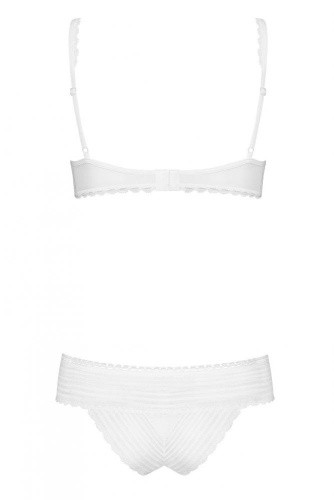 Obsessive Sensita set - комплект белья, S/M (белый)