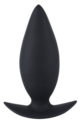 Orion Booty Beau Medium Analplug - силиконовая анальная пробка, 10х3.5 см (черный)
