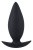 Orion Booty Beau Medium Analplug - силиконовая анальная пробка, 10х3.5 см (черный)