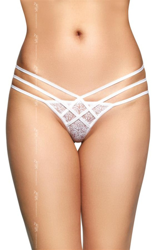 SoftLine G-String 2492 - white - Женские стринги, S/M (белый)