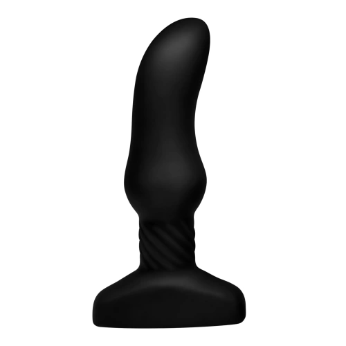 Rimmers Slim M Rimming Plug - Анальная пробка с вибрацией, 13,9 (черный) - sex-shop.ua