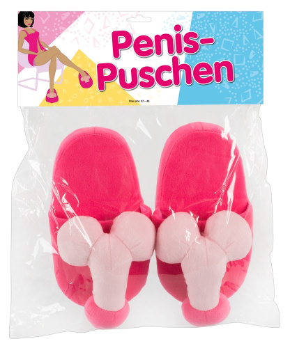 Orion House Slippers Penis Pink - Мягкие тапочки с пенисом (розовый) - sex-shop.ua