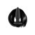 Анальная пробка с хвостом Filly Tails 9,9х5,3 см. (черный) - sex-shop.ua