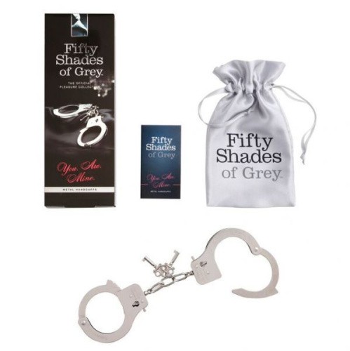 Fifty Shades of Grey You. Are. Міні. - металеві наручники для пристрасного сексу, 26.7см - купити в Україні | Секс шоп SEX-SHOP.ua