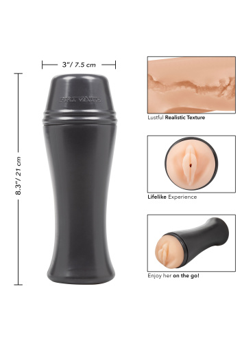 Private Femme Fatale To Gо - Компактний мастурбатор-вагіна, 21х7.5 см (тілесний)