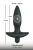 Black Velvet Vibrating Plug Small анальная пробка с вибрацией, 13х2.7 см (S) - sex-shop.ua