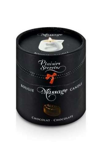 Plaisir Secret Chocolate - Масажна свічка з ароматом шоколаду в подарунковій упаковці, 80 мл - купити в Україні | Секс шоп SEX-SHOP.ua