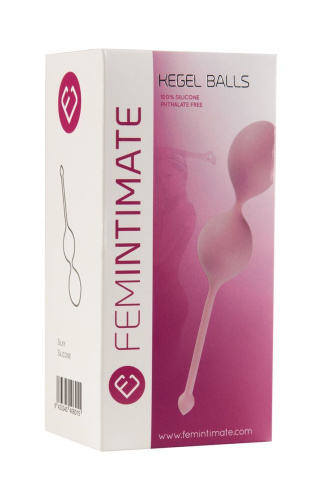 Femintimate Kegel Balls - Вагинальные шарики, 3,5см., (розовые) - sex-shop.ua