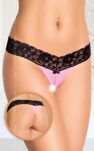 SoftLine - G-String 2409 - Трусики, M/L (розовые)