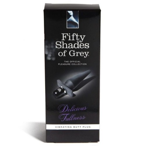Fifty Shades of Grey анальная вибро-пробка 9.5х3.2 см (черная)