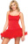 Leg Avenue - Невероятно воздушное платье подъюбник, М/L (красное) - sex-shop.ua