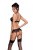 Passion Lovelia Set - Комплект белья, S/M (чёрный)