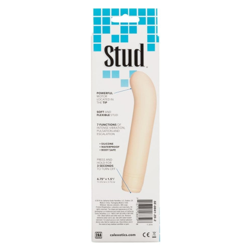 CalExotics Silicone Stud Chubby G - вибратор для точки G, 17,25х3,75 см