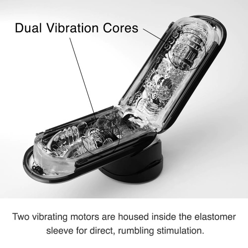 Tenga Flip Zero Electronic Vibration Black, мастурбатор с изменяемой интенсивностю, раскладной, 18х7.5 (чёрный)