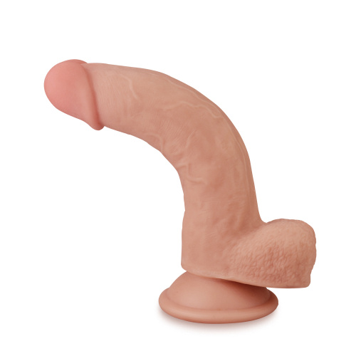 LoveToy - Sliding-Skin Dual Layer Dong 8 '' - Фаллоимитатор, 20х4 см