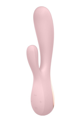 Satisfyer Mono Flex Смарт-вібратор кролик, 11.5х3.5 см (рожевий)