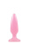 NS Novelties Firefly Pleasure Plug Small - анальная пробка светящаяся в темноте, 8,1х2,8 см (розовая) - sex-shop.ua