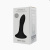 Adrien Lastic Hitsens 5 Black - дилдо с присоской, отлично подходит для страпона, 12.9х2.4 см (чёрный) - sex-shop.ua