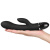 LoveToy O-Sensual Clit Duo Climax - силиконовый вибратор кролик, 21х3.8 см (чёрный)