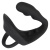 Black Velvets Ring & plug - Стимулятор простаты с эрекционным кольцом, 10,5 см (черный) - sex-shop.ua