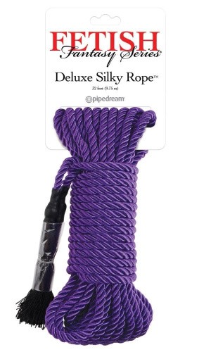 Fetish Fantasy Series Deluxe Silky Rope Deluxe Silky Rope веревка для связывания (красный)