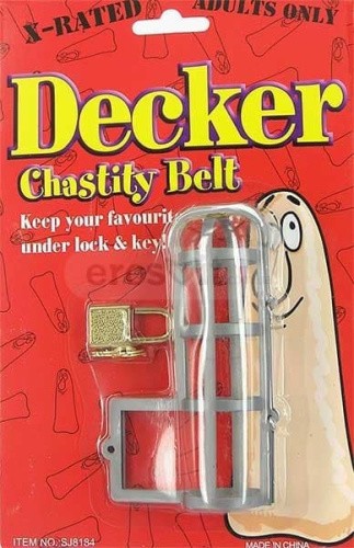 Проказник Decker Chastity Belt - Чоловічий пояс вірності