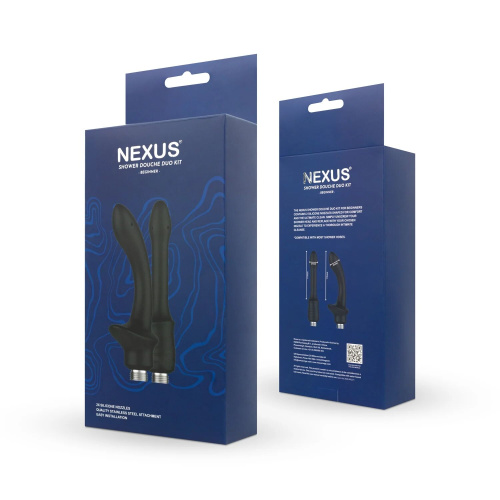 Набір насадок для анального душу Nexus Shower Douche Duo Kit Beginner - купити в Україні | Секс шоп SEX-SHOP.ua