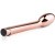 Rosy Gold - Nouveau G-spot Vibrator - Вибратор для точки G, 22х3.5 см., (золотистый)