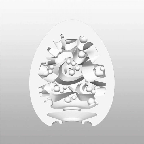 Tenga Egg Hard Boiled Strong Sensations Surfer - Мастурбатор-яйце, 7х5. 3 см (бірюзовий)