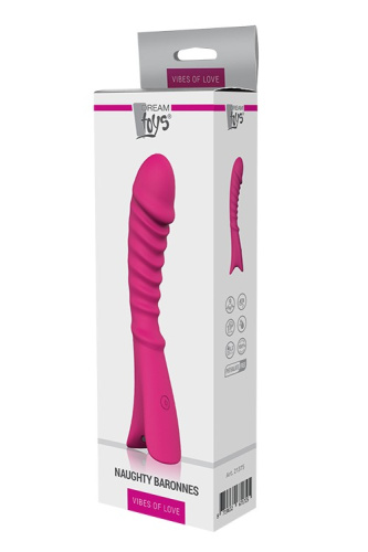 Dream Toys Vibes Of Love Naughty Baroness - Вібратор, 20 см (рожевий) - купити в Україні | Секс шоп SEX-SHOP.ua