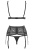 Obsessive Ailay set - эротический комплект, S/M (чёрный)