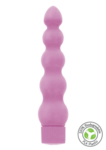 Fuck Green Pink Eco Vibrator - Вибратор, 18 см (розовый) - sex-shop.ua