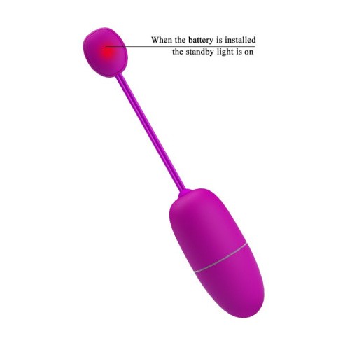 Pretty Love Nymph bullet vibration Mobile APP remote control Purple - Віброяйце з керуванням зі смартфона, 6,9 х3,0 см (фіолетовий) - купити в Україні | Секс шоп SEX-SHOP.ua