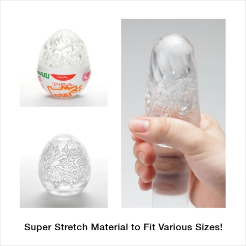Tenga Keith Haring EGG Party набор (6 яиц)