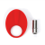 Topco Sales Caliber Vibrating Silicone Cock Ring - віброкільце, 6х2.8 (червоний)